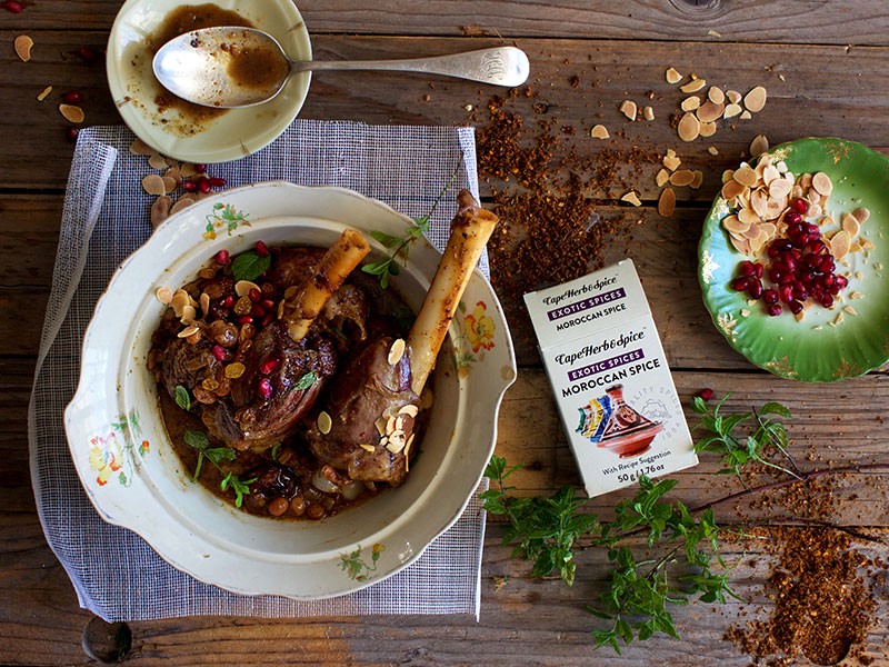 FRUITY MOROCCAN LAMB SHANKS